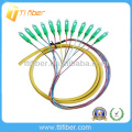 SC / APC singlemode 12 núcleos de fibra de fibra ótica pigtail